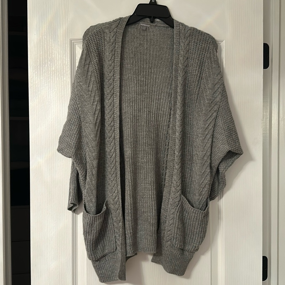 grey sweater